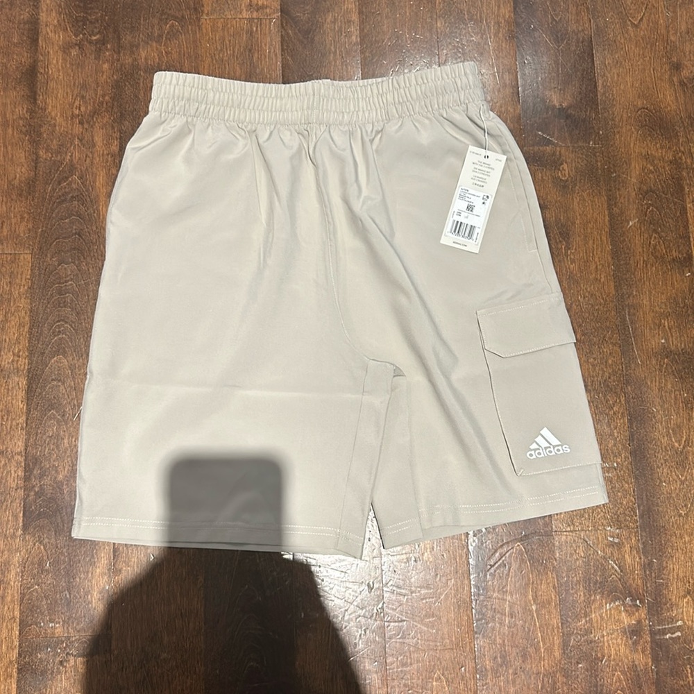 Adidas Women's cream Cargo Shorts